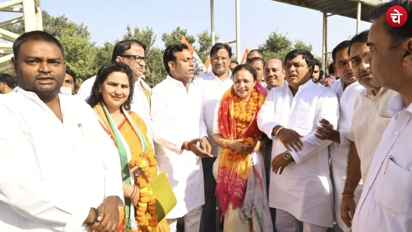 नोएडा कांग्रेस ने किया प्रदेश अध्यक्ष आराधना मिश्रा का स्वागत